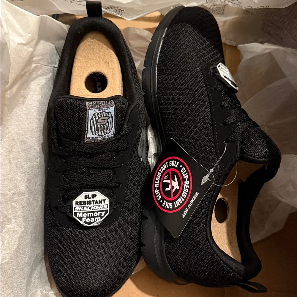 NEW Skechers Bronaugh Slip Resistant Food Service Work Restaurant Sneakers NIB - Picture 4 of 7